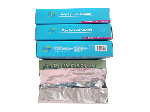 aluminum foil pop up sheets